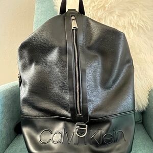 Calvin Klein leather backpack